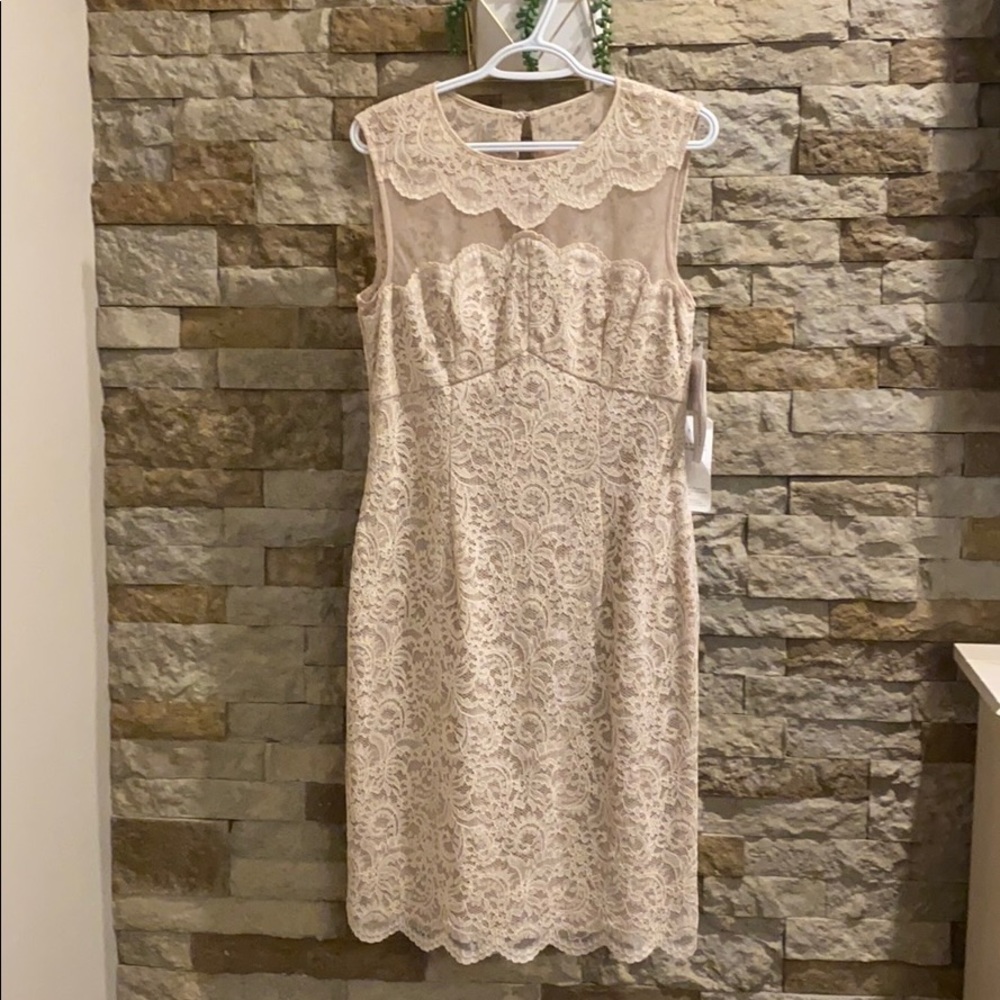Ivory lace dress